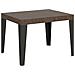 Tavolo Allungabile 70x110/194 Cm Flame Telaio Antracite - Noce - Foto miniatura 3