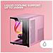 Case computer desktop ATX Mini Tower / Micro-ATX / Mini-ITX 2 Porte USB 2.0 / 1 USB 3.2 Gen 1 (3.1 Gen 1) Tipo Porte A Colore Rosa - Foto miniatura 4