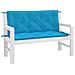 Cuscini Per Panca 2 Pz Azzurri 120x50x7cm In Tessuto Oxford - Foto miniatura 3