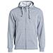 Basic Hoody Full Zip Men Grigio Melange 4xl - Foto miniatura 1