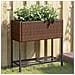 Fioriera da Giardino con Ripiano Marrone in Polyrattan - Foto miniatura 10