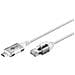 74390 adattatore per inversione del genere dei cavi USB 3.1 type A RJ45 Bianco - Foto miniatura 5