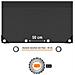 Telo Per Recinzione Da Cantiere 160g /m² Nero Pe 1 76m X 3 41m - Foto miniatura 2