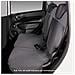 Serie Completa Coprisedili Personalizzati Fiat 500x Tess. Antracite/grigio Piombo - Foto miniatura 2