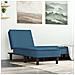 Chaise Longue In Velluto Blu - Foto miniatura 1