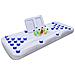 Portabevande Gonfiabile, Gioco Beer-pong, Bancone Bar Piscina. 180x80x12cm. Colore Bianco - Foto miniatura 2