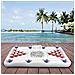 Portabevande Gonfiabile, Gioco Beer-pong, Bancone Bar Piscina. 180x80x12cm. Colore Bianco - Foto miniatura 3