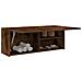 Armadietto Bagno Rovere Fumo 80x25x30 Cm In Legno Multistrato - Foto miniatura 1