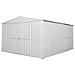 Garage Deposito Lamiera Box In Acciaio Zincato 360x430cm X H2.10m - 185kg - 15,48mq - Bianco - Foto miniatura 8