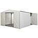 Garage Deposito Lamiera Box In Acciaio Zincato 360x430cm X H2.10m - 185kg - 15,48mq - Bianco - Foto miniatura 9