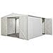 Garage Deposito Lamiera Box In Acciaio Zincato 360x430cm X H2.10m - 185kg - 15,48mq - Bianco - Foto miniatura 3