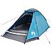 Tenda da Campeggio a Cupola per 4 Persone Blu Impermeabile - Foto miniatura 2