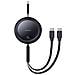 Bright Mirror Series Cavo Usb-c Retrattile - 2 X Usb-c 100w 1m - Nero - Foto miniatura 4