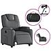 Poltrona Reclinabile Elettrica Grigia in Similpelle - Foto miniatura 6