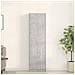 Armadio Grigio Cemento 55x25x189 cm in Legno Ingegnerizzato - Foto miniatura 2