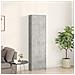 Armadio Grigio Cemento 55x25x189 cm in Legno Ingegnerizzato - Foto miniatura 4