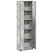 Armadio Grigio Cemento 55x25x189 cm in Legno Ingegnerizzato - Foto miniatura 5