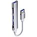 Adattatore Usb Type-c A 4 Porte Usb 2.0: Espandi La Tua Connettività Grey - Foto miniatura 2