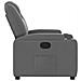 Poltrona reclinabile in tessuto grigio scuro - Foto miniatura 7