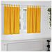 Tende con tende 2 pcs giallo senape 140 x 140 cm Velluto - Foto miniatura 2
