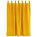 Tende con tende 2 pcs giallo senape 140 x 140 cm Velluto - Foto miniatura 4
