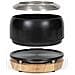 Set Per Fonduta Da 1200 W Con 8 Forchette Nere - Doc339 - Foto miniatura 3