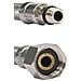 Flessibile In Acciaio Inox Dn8  300mm  M10  Certificato Dvgw Per Acqua Potabile - Foto miniatura 2