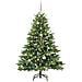 Albero di Natale artificiale con 150 LED Verde 150 cm PE e PVC - Foto miniatura 3