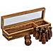 Gioco Di Bowling (10 Pezzi + 2 Palline) In Scatola Di Legno Marrone 25,5x7x5h - Foto miniatura 1