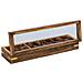 Gioco Di Bowling (10 Pezzi + 2 Palline) In Scatola Di Legno Marrone 25,5x7x5h - Foto miniatura 6