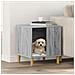 Cuccia per cani Grigio Sonoma 44 x 42 x 49 cm Legno multistrato - Foto miniatura 2