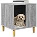 Cuccia per cani Grigio Sonoma 44 x 42 x 49 cm Legno multistrato - Foto miniatura 3