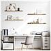 Scaffale da parete con lo scaffale 4 pcs Marrone 100 x 9 x 3 cm - Foto miniatura 4