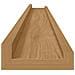 Scaffale da parete con lo scaffale 4 pcs Marrone 100 x 9 x 3 cm - Foto miniatura 8