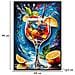 Stampa Su Tela Con Cornice Cocktail 1-multicolore-tessuto-62x3,5x92 Cm - Foto miniatura 7