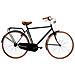 Bici Misura 28 Uomo Linea Olanda Retro Bicicletta City Bike Senza Cambio Manubrio Alluminio Completa Di Accessori E Luci A Led - 47 Nero - Foto miniatura 1