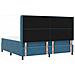 Letto a molle con materasso Blu 100 x 200 cm Velluto - Foto miniatura 9