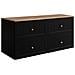 Mobile sottolavabo, Beige, 160 cm, 4 cassetti con chiusura ammortizzataMobileda bagno - Foto miniatura 1