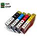 4 Cartucce Compatibili Hp 364 Xl 1 Nera + 1 X Colore Con Chip - Foto miniatura 2