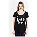 T-shirt Donna Light Jersey Nero Bianco L - Foto miniatura 1
