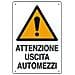 Cartello In Polionda Attenzione Uscita Automezzi 40x30 Cm - Foto miniatura 2