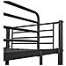 Letto A Castello Con Tavolino Nero In Metallo 90x200 Cm - Foto miniatura 5