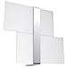 Novità! Applique Cromo Per Salotto - Metallo E Vetro - Massimo Sl. 0187 Lampada A Muro Quadrata, Stile Classico, A 2 Luci Led E-27 *** Lampade - I Prezzi Più Bassi Su Amazon! - Foto miniatura 9