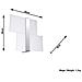 Novità! Applique Cromo Per Salotto - Metallo E Vetro - Massimo Sl. 0187 Lampada A Muro Quadrata, Stile Classico, A 2 Luci Led E-27 *** Lampade - I Prezzi Più Bassi Su Amazon! - Foto miniatura 3