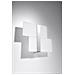 Novità! Applique Cromo Per Salotto - Metallo E Vetro - Massimo Sl. 0187 Lampada A Muro Quadrata, Stile Classico, A 2 Luci Led E-27 *** Lampade - I Prezzi Più Bassi Su Amazon! - Foto miniatura 5