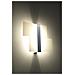 Novità! Applique Cromo Per Salotto - Metallo E Vetro - Massimo Sl. 0187 Lampada A Muro Quadrata, Stile Classico, A 2 Luci Led E-27 *** Lampade - I Prezzi Più Bassi Su Amazon! - Foto miniatura 6
