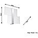 Novità! Applique Cromo Per Salotto - Metallo E Vetro - Massimo Sl. 0187 Lampada A Muro Quadrata, Stile Classico, A 2 Luci Led E-27 *** Lampade - I Prezzi Più Bassi Su Amazon! - Foto miniatura 7