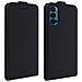 Custodia Oppo Reno 4 Protezione Sportellino Verticale Nero - Foto miniatura 1
