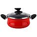 Praga Batteria Da Cucina Induzione 8 Pezzi Set Pentole Antiaderente Coperchi Di Vetro - Foto miniatura 2