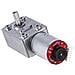 Cc 12v Worm Worm Gear Motor Encoder High Torque Reduction Gear Box Con Encoder Srong Autobloccante 6 Millimetri Albero Di Uscita - Foto miniatura 4